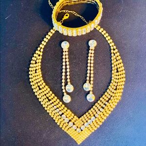 Formal Rhinestone Jewel Set